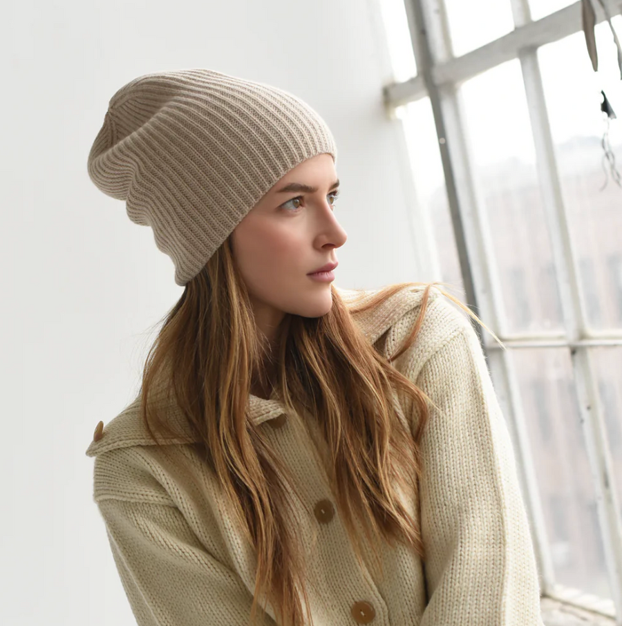 100% Cashmere Beanie