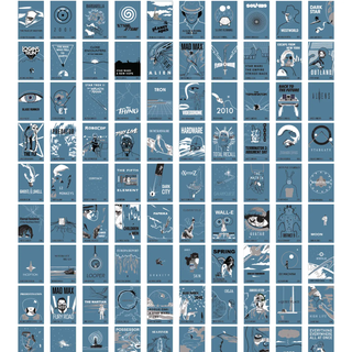 100 Sci-Fi Movies Scratch-Off Chart - 12x16
