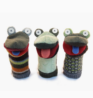 Frog Wool Puppet