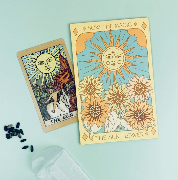 Tarot Seed Packet - The Sunflower