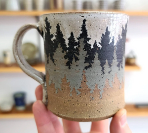 Layered Treeline Mug