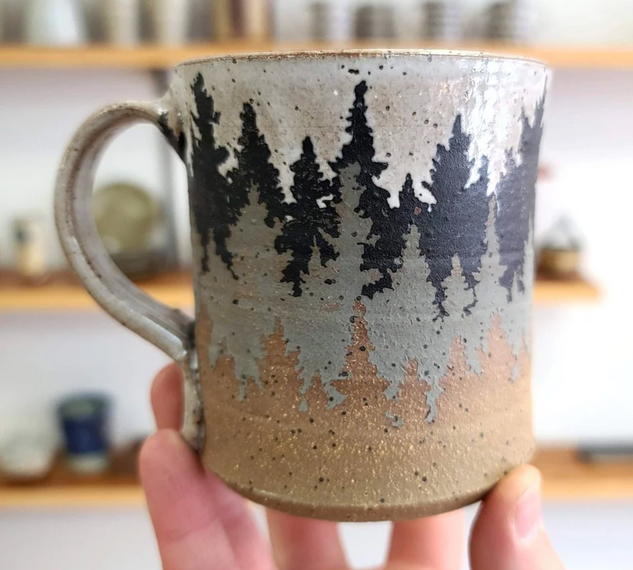 Layered Treeline Mug