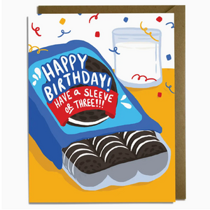 cookie birthday card - KF5