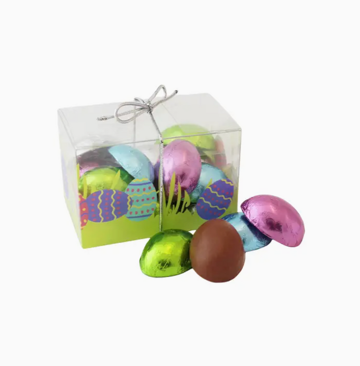 Solid Chocolate Easter Eggs Box - Milk Chocolate