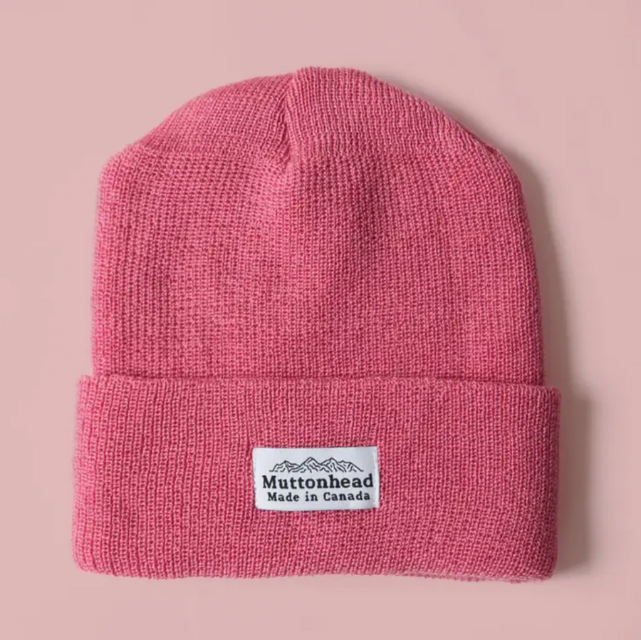 Merino Wool Toque - Blush