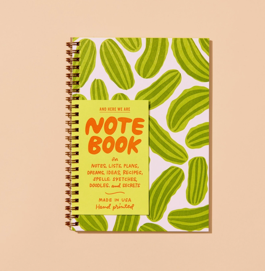 Pickles Letterpress Notebook - Common Deer