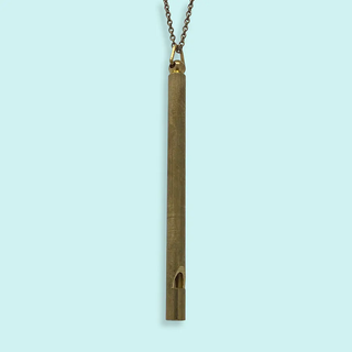 Long Whistle Necklace 32"