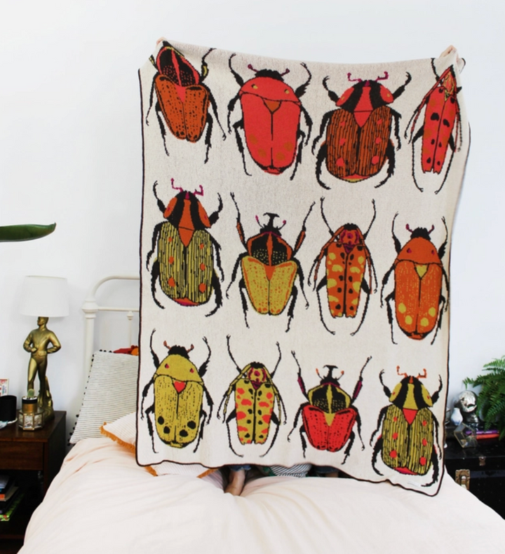 Beetle Blanket Throw Blanket