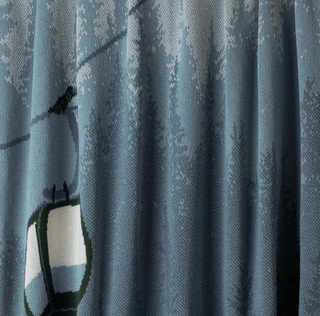 Alpine Lift Eco-Throw Blanket Blue - 50 x 60