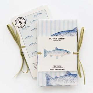 Tea Towel Blue Trout