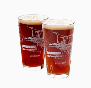 Ski Lift 8 Pint Glass