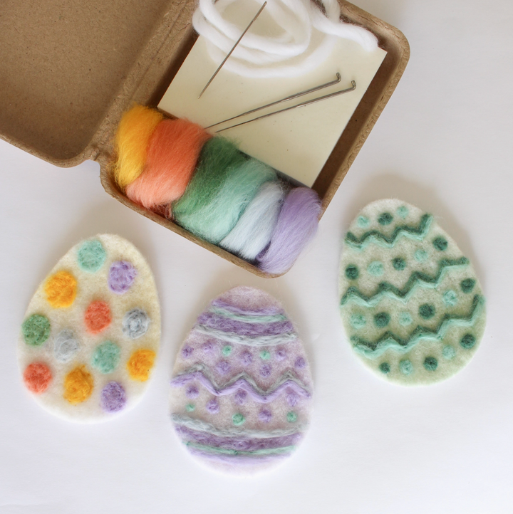 Mini Easter Egg Felting Craft Kit