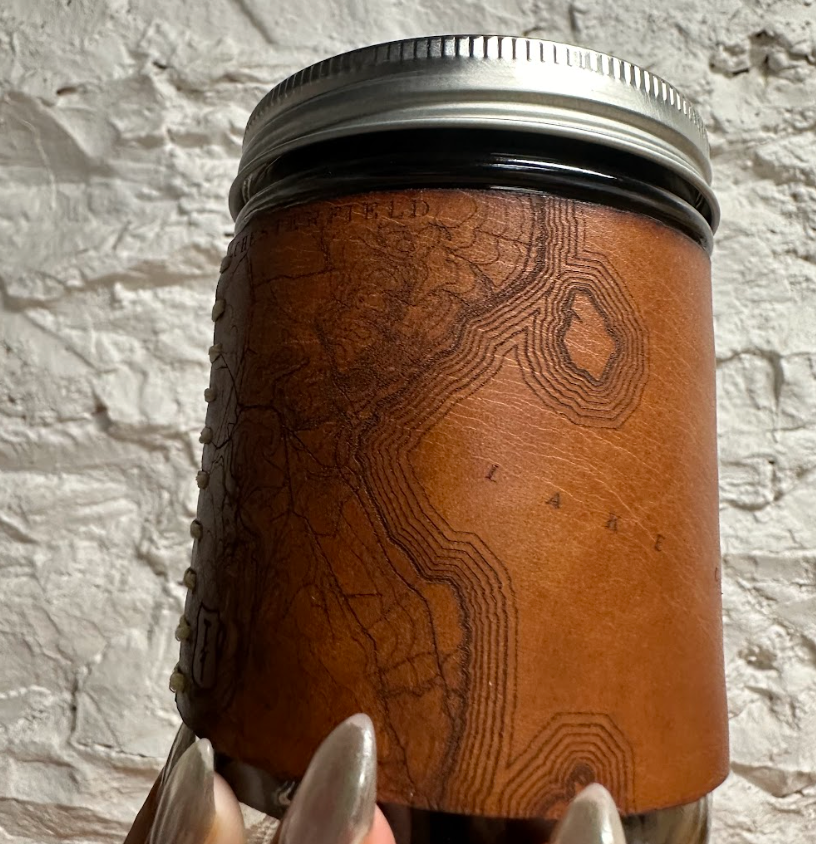 Leather Lake Champlain Travel Mug - Short