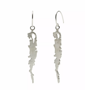 Lake Champlain Earrings - Sterling Silver