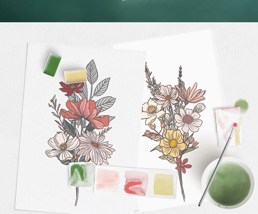 Wildflower Meadow Painting Kit