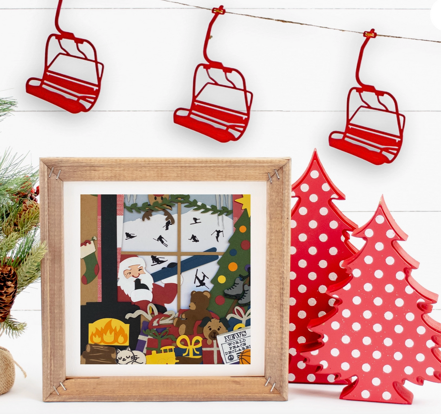 The Chairlift Garland - Red