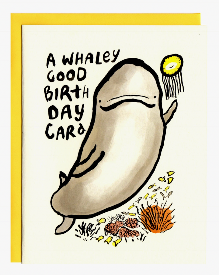 A Whaley Good Birthday Card - IM5