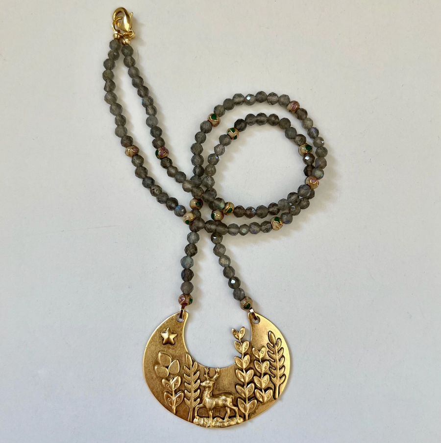 Allegra Necklace - Labradorite