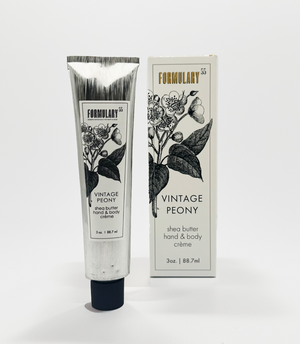 Hand &amp; Body Creme Tube - Vintage Peony