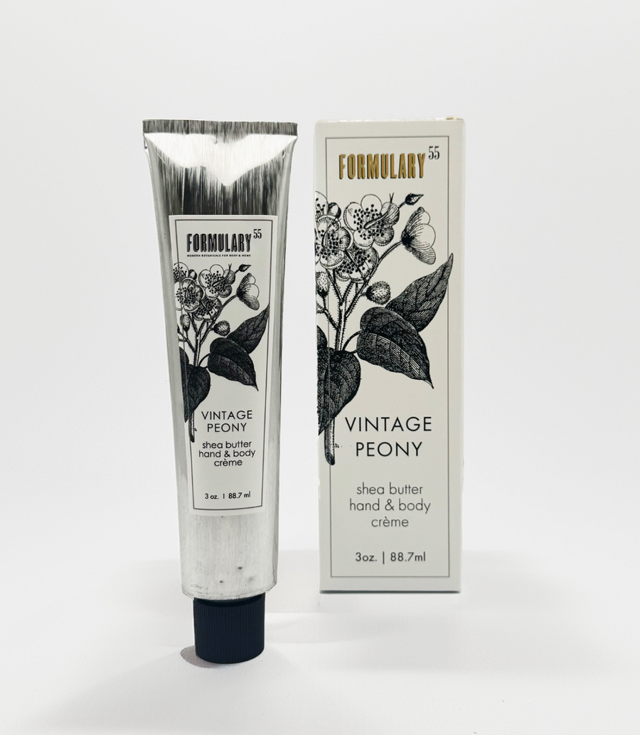 Hand &amp; Body Creme Tube - Vintage Peony