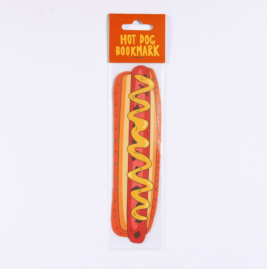 Hot Dog Die Cut Bookmark