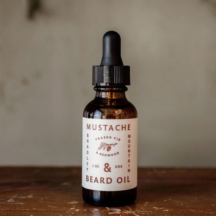 Fraser Fir &amp; Redwood Mustache &amp; Beard Oil