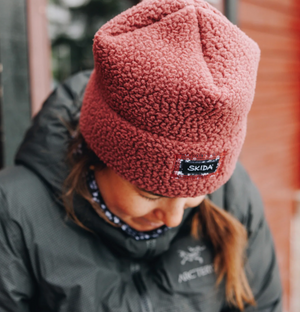 Skida High Pile Fleece Hat - Cordovan