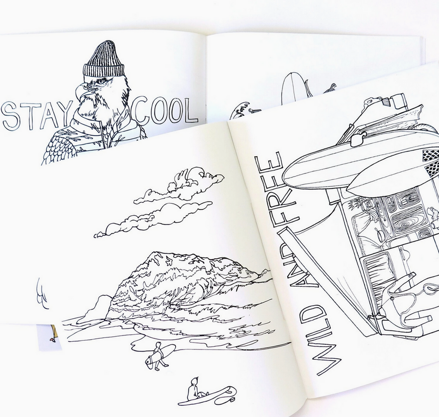 Wild Life Colouring Book