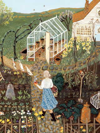 Lady of the Garden 750 Piece Puzzle