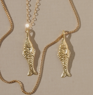 Pescadero Necklace - Gold Vermeil 18"