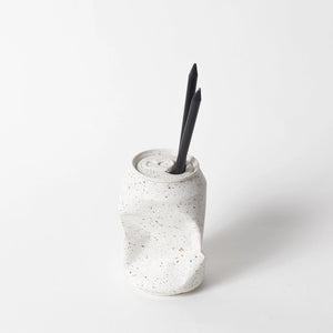 Concrete Soda Can Vase or Sculpture