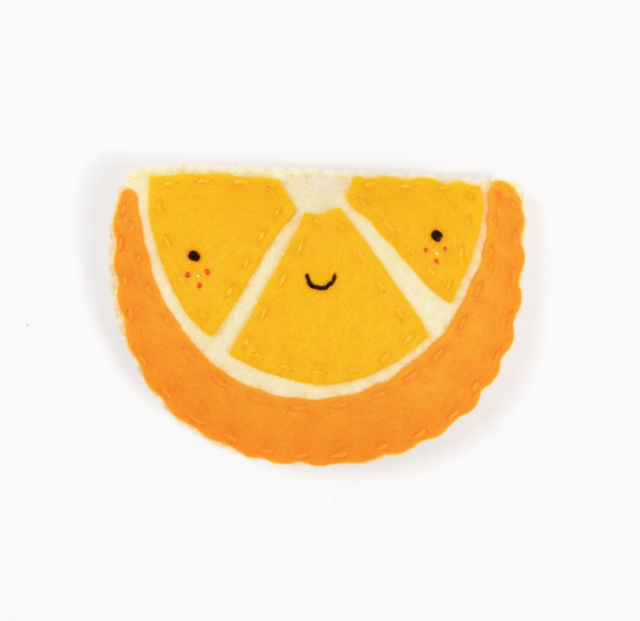 Mateo the Exuberant Orange - DIY Stitch Kit