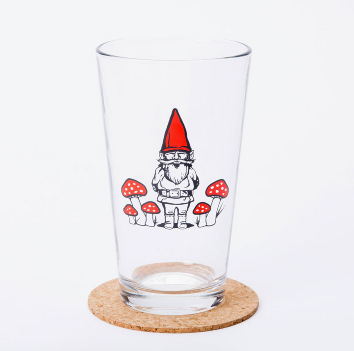 Garden Gnome Pint Glass