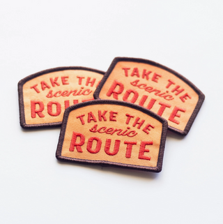 Take the Scenic Route Iron-On Patch