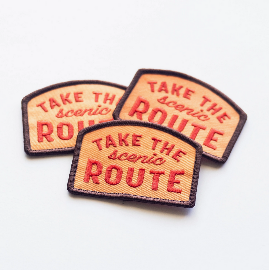 Take the Scenic Route Iron-On Patch