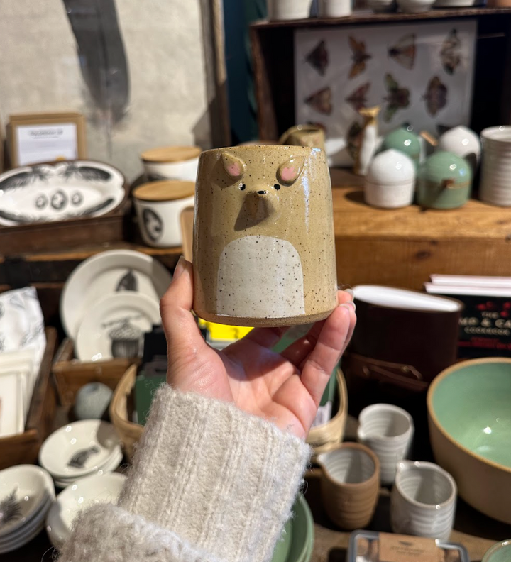 Victory Pottery Ceramic Fox Mug/ Cup