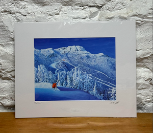 Mt. Mansfield 'The Chin' Matted Print - 16x20