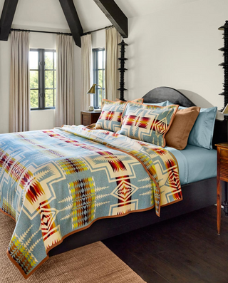 Pendleton Harding Jaquard Blanket - Shale ZD421