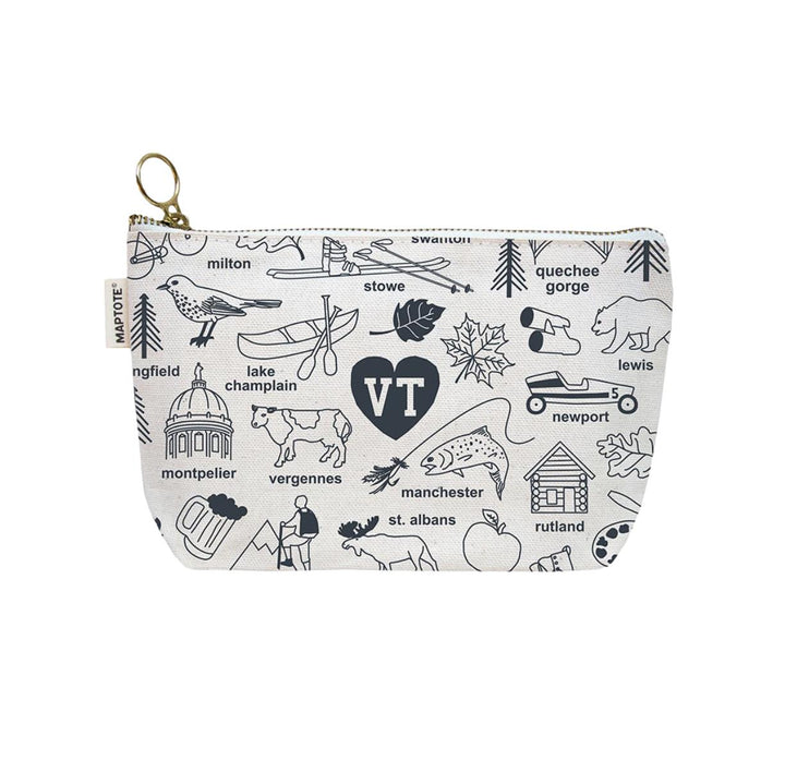 Vermont Zippered Pouch