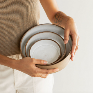 Minimalist Stoneware Bowl - Handcrafted in Vermont