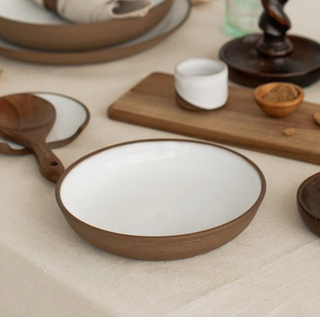 Minimalist Ceramic Pasta Bowl - Handcrafted in Vermont