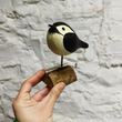 Load image into Gallery viewer, Handpainted Black Capped Chickadee Wooden Figurine
