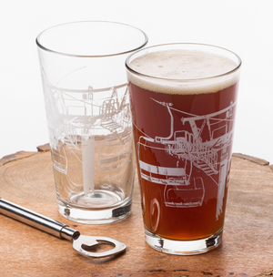 Ski Lift 8 Pint Glass