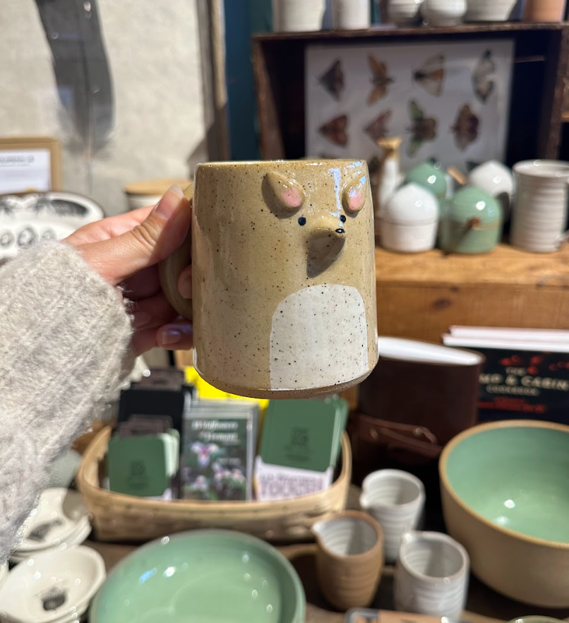 Victory Pottery Ceramic Fox Mug/ Cup