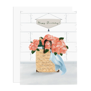 hbd peonies Card