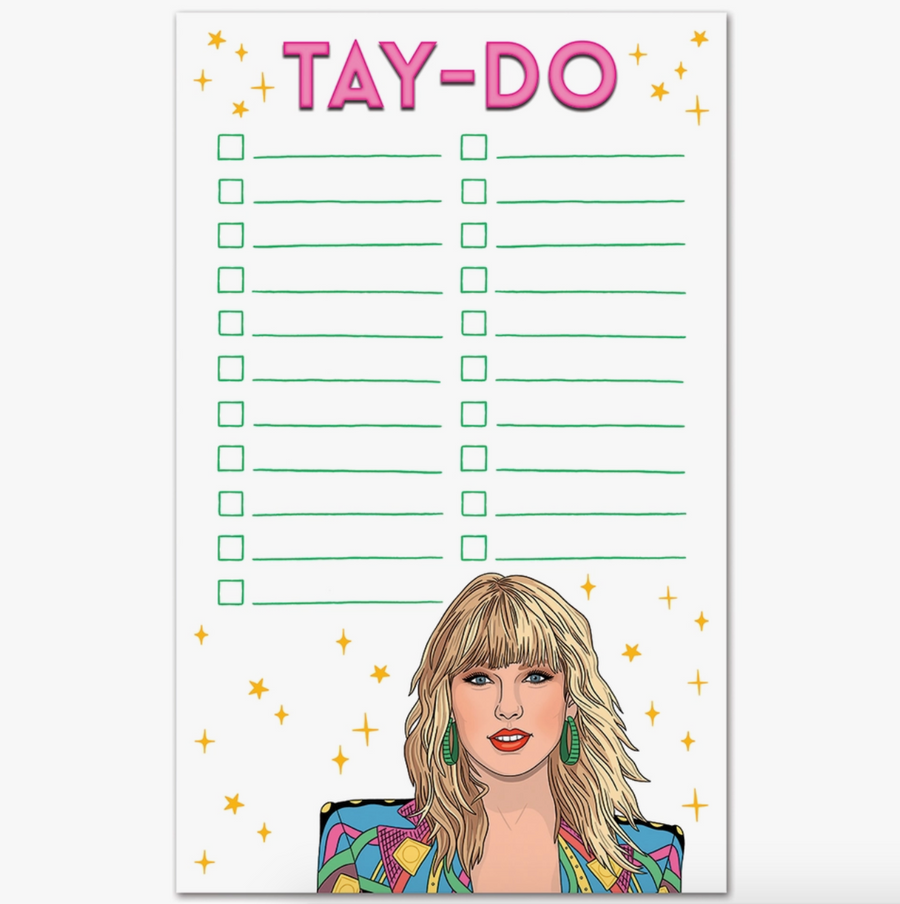 Tay-Do List Taylor Notepad