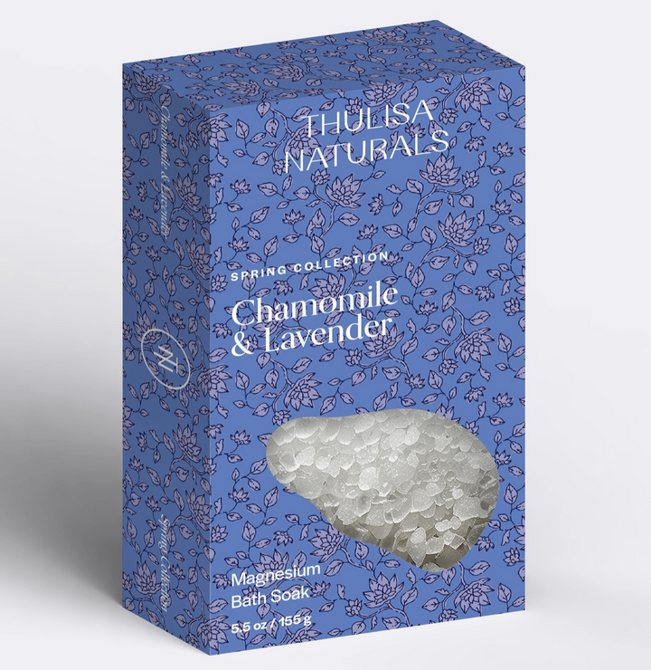 Magnesium Bath Salt Soak Lavender Chamomile