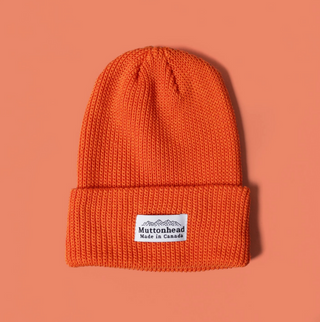 Cotton Knit Toque - Orange