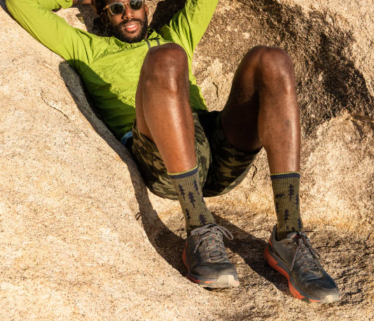 Men's Merino Wool ABC Boot Socks - Taupe