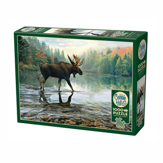 Moose Crossing 1000 Piece Puzzle